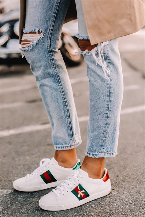 gucci sneakers women outfit|Gucci sneakers women sale clearance.